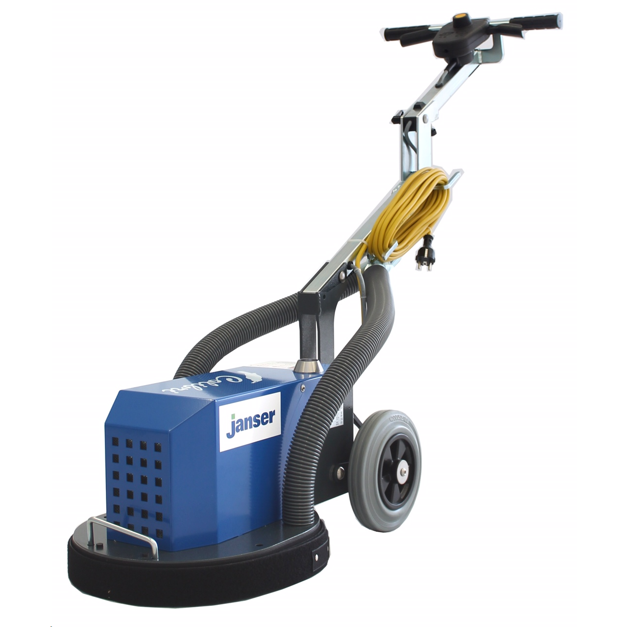 Floor grinding machine to remove glue from concrete