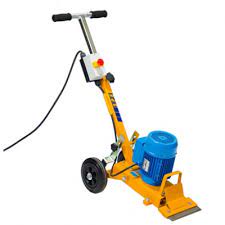 Floor stripping machine to remove floor coverings