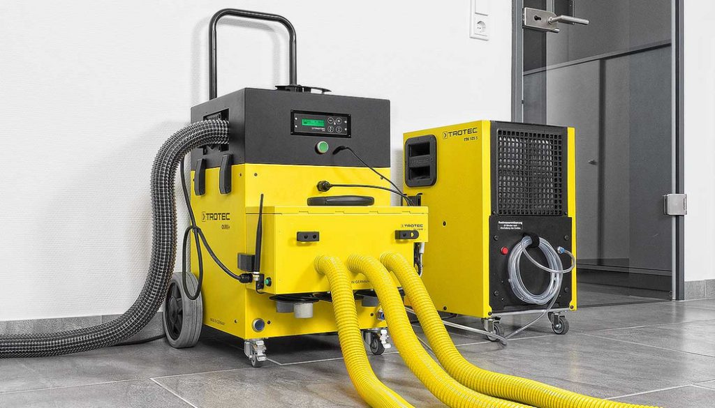 Suction drying