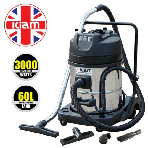 Kiam KV60-3 60L Industrial Wet Vac